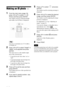 Page 2424 GB
Making an ID photo 
1From the main menu (page 18), 
press g/G/f/F to select   (ID 
Photo) and then press ENTER.
The window used for setting the height 
and width of an ID Photo is displayed.
Tip
You can set a maximum size of 7.0 (width) x 
9.0 (height) cm.
2Press g/G/f/F to select “Height” or 
“Width” to be adjusted and press 
ENTER.
The cursor moves to the number input 
area of the selected item.
 To specify the unit: Select either “cm” or 
“inch”.
 To specify the height: Select the figure box 
at...