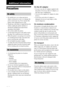 Page 6060 GB
Additional information
Precautions
 Be careful not to set or drop any heavy 
objects on the power cord, or to damage the 
power cord in any way. Never operate this 
printer with a damaged power cord.
 Should any solid object or liquid fall into the 
cabinet, unplug the printer and have it 
checked by qualified personnel before 
operating it any further.
 Never disassemble the printer.
 To disconnect the power cord, pull it out by 
the plug. Never pull the power cord itself.
 When the printer is not...