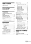 Page 55 GB
Table of Contents
 Notice for users  ............................. 4
Before you begin
Identifying the parts ........................ 7
Preparations
Checking the contents of the 
package .......................................... 9
Setting the ink ribbon  .....................9
Inserting the print paper  ............... 10
Connecting to the AC power 
source .......................................... 12
Operations in an initial state  ........... 13
Direct printing
LCD screen display...