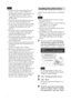 Page 4040 GB
Notes
•If a hub is used to connect the printer and
your PC, or if two or more USB devices
including other printers are connected to your
PC, a trouble may occur.  If this occurs,
simplify the connections between your PC
and the printer.
•You cannot operate the printer from another
USB device being used simultaneously.
•Do not remove the USB cable from or connect
it to the printer during data communication
or printing.  The printer may not work
properly.
•Do not allow the PC connected to the...