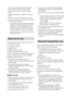 Page 7474 GB
•Do not touch the terminal of the “Memory
Stick” with your hand or a metal object.
•Do not strike, bend or drop the “Memory
Stick”.
•Do not disassemble or modify the “Memory
Stick”.
•Do not expose the “Memory Stick” to water.
•Do not use or store the “Memory Stick” under
the following conditions:
–Locations beyond the required operational
conditions including locations such as the
hot interior of a car parked in the sun or/
and in the summer, the outdoors exposed
to direct sunlight, or a place near...