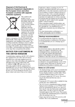 Page 33 GB
Disposal of Old Electrical & 
Electronic Equipment (Applicable in 
the European Union and other 
European countries with separate 
collection systems)
This symbol on the 
product or on its 
packaging indicates that 
this product shall not be 
treated as household 
waste. Instead it shall be 
handed over to the 
applicable collection 
point for the recycling of 
electrical and electronic 
equipment. By ensuring 
this product is disposed 
of correctly, you will 
help prevent potential 
negative...