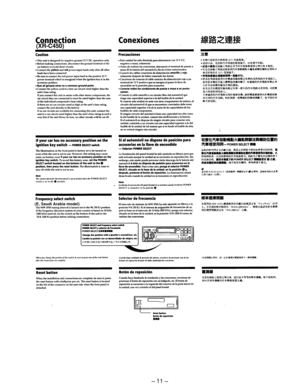 Page 11– 11 –
(E, Saudi Arabia model)
(XR-C450) 