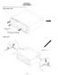 Page 14– 14 –
Note: Follow the disassembly procedure in the numerical order given.
FRONT  PANEL  ASS’Y
SECTION  2
DISASSEMBLY
1Push the button
(release).
A
2
Remove the front panel ass’y
to the direction of the arrow A.
COVER  ASS’Y
2
1
3cover ass’y
1 2 