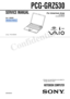 Page 1Confidential
PCG-GRZ530
SERVICE MANUAL
NOTEBOOK COMPUTER
9-876-035-01
For American Area
US Model
CanadianModel
Lineup : PCG-GRZ530
• Design and specifications are subject to
change without notice.
Ver 1-2002K
Revision History
S400 