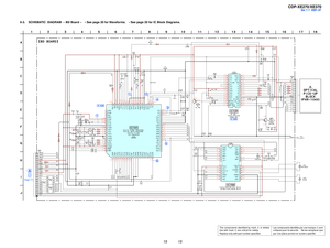 Page 1515 15
CDP-XE270/XE370
6-3. SCHEMATIC  DIAGRAM  – BD Board –• See page 20 for Waveforms.• See page 20 for IC Block Diagrams.
The components identified by mark 0 or dotted
line with mark 0 are critical for safety.
Replace only with part number specified.Les composants identifiés par une marque 0 sont
critiques pour la sécurité. Ne les remplacer que
par une pièce portant le numéro spécifié. (Page 17)
TP
(RFDC)
Ver 1.1  2001.07 