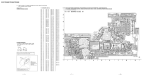 Page 207DCR-TRV890E/TRV900/TRV900E
CD-202
(CCD IMAGER)
VI-151
REC/PB AMP, TIMING GENERATOR, VIDEO INTERFACE, 
DCT/IDCT, IR TRANSMITTER, AUDIO PROCESSOR, 
HI CONTROL, MECHANISM CONTROL, 
DRUM/CAPSTAN MOTOR DRIVE, DC/DC CONVERTERVC-208
SAMPLE HOLD & AGC, 
CAMERA PROCESSOR, 
BASE BAND INPUT, 
MOTOR DRIVE, VAP DRIVER,
CARD CONTROL,
PWM CONTROL,
HONEY/PCMCIA CONTROL
For printed wiring boards
¥ This board is six-layer print board. However, the pat-
terns of layers two to five have not been included in
the diagram.
¥...