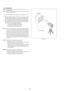 Page 1055-2
Fig. 5-1-2.
1-1-2. PreparationsNote 1:For details of how remove the cabinet and boards, refer to Ò2.
DISASSEMBLYÓ.
Note 2:When performing only the adjustments, the lens block and boards
need not be disassembled.
1) Connect the equipment for adjustments according to Fig. 5-1-
3.
2) The front panel block (MA-333 board, focus ring, focus switch,
ND filter switch, microphone unit) must be assembled because
the focus ring and ND filter switch are used for adjustments.
3) The viewfinder (VF-121 board,...