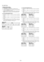 Page 1515-48
Address
16
17
63
84
C5
55
75
07
D3
D6
59
01
FF
D0
Data
Address
41
42
Data
26
A1
Address
16
17
86
35
33
AA
90
B6
Data
Address
41
42
Data
69
73
3-5-2. BIST Check
1. Playback System Check
1-1. Preparation for Playback
1) Set the POWER switch to VTR (or PLAYER) position.
2) Connect the adjusting remote commander and set the HOLD
switch to ON (SERVICE) position.
3) Playback the BIST check tape. (XH5-6(NTSC), XH5-6P(PAL))
Note: Perform the following checks in the playback mode.
1-2. IC1814(TRF) BIST(PB)...