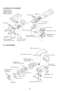 Page 602-6
1-4 ED-48 board5-8 EVF assembly9-!£ VF-121 board!¢-!¦ VF slide base
1Four screws
    (M2 ´ 3)
5Four screws (M2 ´ 4)
8EVF assembly
!ªRelease
    the craw.
7Two screws
    (M2 ´ 4)
6Slider ground plate2FP-17 flexible board
   CN7000 6P (ED-48 board)
4Edit button
!¤VF click plate
9FP-10 flexible board
   CN5001 21P (VF-121 board)!¼FP-20 flexible board
   CN5101 30P
   (VF-121 board)
!°Slide here.
!¦VF slide base
!ÁRelease the two craws.
!¢Peel off the cushion.
3ED-48
    board
!£VF-121 board
a
8FP-20...