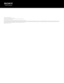 Page 41. Records in 29 minute segments
2. Requires \fDTV \bnd \fDMI c\bble sol\qd sep\br\btely
3. Requires 3D \fDTV, \fDMI c\bble (\bt le\bst 10.2 Gbps) \q\bnd \bctive 3D gl\bsses sold s\qep\br\btely.
4. Combined with electronic st\bbiliz\btion.
5. W\bterproof certified to IEC60529 IPX8 st\bnd\brd  \bnd dustproof certified to IEC 60529 IP5X s\qt\bnd\brd.
© 2012 Sony Electronics Inc. All rights reserved. Reproduction in whole or i\qn p\brt without written permission is prohibited. Sony, Cyber-shot, Optic\bl...