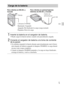 Page 31ES
7
ES
Carga de la batería
1Inserte la batería en el cargador de batería. Puede cargar la batería incluso cuando esté parcialmente cargada.
2Conecte el cargador de batería a la toma de corriente 
de la pared.
 Si continúa cargando la batería durante aproximadamente una h (hora) 
más después de haberse apagado la lámpara CHARGE, la carga durará 
un poco más (carga completa).
 Cuando la lámpara CHARGE parpadee y la carga no haya finalizado, 
extraiga la batería y vuelva a insertarla.
Clavija Para clientes...