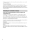 Page 28ES
4
 Deshágase de la baterías usada lo antes posible según el procedimiento que se describe 
en las instrucciones.
[Cargador de bateríaAunque la lámpara CHARGE no esté encendida, el cargador de batería no estará 
desconectado de la fuente de alimentación de ca en tanto que el mismo esté conectado a la 
toma de corriente de la pared. Si ocurre algún problema mientras utiliza el cargador de 
batería, interrumpa inmediatamente la alimentación desconectando la clavija de la toma de 
corriente de la pared....