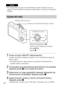 Page 94ES
16
 No extraiga nunca la tarjeta de memoria/batería cuando la lámpara de acceso 
(página 7) esté encendida. Esto podría ocasionar daños a los datos en la tarjeta de 
memoria.
Notas
Ajuste del reloj
1Pulse el botón ON/OFF (Alimentación).Cuando encienda la cámara por primera vez se visualizará el ajuste de 
Fecha y Hora.
 Es posible que lleve algún tiempo en conectarse la alimentación y 
permitir realizar operaciones.
2Compruebe que está seleccionado [Intro] en la pantalla, 
después pulse z en la rueda...