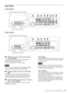 Page 15Location and Function of Parts and Controls15
Rear Panel
LMD-1420/2020
LMD-1410/2010
aOPTION IN connector (D-sub 9-pin, female) 
(LMD-1420/2020)
When optional Sony input adaptor BKM-320D is 
connected, SDI signals are input.
Press the SDI button to select the signal.
Note
Do not install the equipment other than BKM-320D.
It causes to damage the unit or the equipment.
bOPTION AUDIO IN connector (LMD-1420/
2020)
If the BKM-320D is installed in the OPTION IN 
connector, input an audio signal into this...