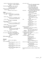 Page 27Specifications27
OPTION AUDIO input jacks (LMD-1420/2020)
RCA pin (2), –5 dBu 47 kilohms or 
higher
External synchronized input (LMD-1420/2020)
BNC type (1), 0.3 to 4 Vp-p 
negative polarity binary
PARALLEL REMOTE input terminal
Parallel remote
Modular connector 8-pin (1)
Output
LINE A output connectors
Y/C output  4-pin mini-DIN (1), Loop-through, 
with 75 ohms automatic terminal 
function
VIDEO output 
BNC type (1), Loop-through, with 75 
ohms automatic terminal function
AUDIO output 
RCA pin (1),...