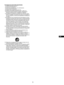 Page 45
3
FR
Consignes de sécurité importantes1)  Lisez les directives suivantes.
2)  Conservez ces directives.
3)  Observez et respectez tous les avertissements.
4) Suivez toutes les directives.
5)  N’utilisez pas ce t appareil près de l’eau.
6)  Nettoyez cet appareil uniquement avec un chiffon sec.
7)  Ne bouchez pas les fentes de ventilation. Respectez les  directives du fabricant pour  l’installation de l’appareil.
8)  N’installez pas l’appareil à pr oximité d’une source de chaleur 
telle qu’un radiateur,...