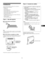 Page 9911
ES
Instalación
Antes de utilizar la pantalla, verifique que en el paquete se 
incluyen los artículos siguientes:
 Pantalla LCD
 Control remoto
 Pilas de tamaño AAA (2)
 Cable de alimentación
 Cable de señal de video HD15-HD15 (RGB analógico)
 Cable de señal de video DVI-D (RGB digital)
 Cable de audio (minitoma estéreo)
 Cable coaxial de 75 ohm
 CD-ROM (software de utilidades para Windows/Macintosh, 
Manual de instrucciones, etc.)
 Tarjeta de garantía
 Guía de instalación rápida
Paso 1: Uso...