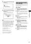 Page 43Other Operations
43GB
3Press X/x to select [Network Settings], 
then press  .
4Press X/x to select [Internet Settings], 
then press  .
The [Internet Settings] display appears.
 The [Internet Settings] items are necessary to connect 
to the Internet. Enter the respective (alphanumeric) 
values for your broadband router or Wireless LAN 
router. The items that need to be set may differ, 
depending on the Internet service provider or the 
router. For details, refer to the instruction manuals 
that have been...