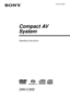 Page 14-240-154-13(1)
© 2002 Sony Corporation
DAV-C450
Compact AV
System
Operating Instructions
 