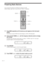 Page 3030GB
Presetting Radio Stations
You can preset 20 stations for FM and 10 stations for AM.
Before tuning, make sure to turn down the volume to minimum.
1Press BAND repeatedly until the band you want appears on the front panel
display.
Every time you press BAND, the band changes to AM or FM alternately.
2Press and hold TUNING + or – until the frequency indication starts to change,
then release.
Scanning stops when the system tunes in a station. “TUNED” and “ST” (for stereo
program) appear on the front panel...