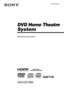 Page 1filename[I:\FM E_data\1011_DAV-
DZ1000_rev\2895978121\2895978121DAVDZ1000\Cover\01cov-cel.fm]masterpage:Right
 model name [DAV-DZ1000]
 [2-895-978-12(1)]
©2007 Sony Corporation2-895-978-12(1)
DVD Home Theatre
System
Operating Instructions
DAV-DZ1000
 