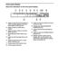 Page 7878GB
Front panel display
About the indications in the front panel display
ALights up when the time information of 
a title or chapter appears in the front 
panel display. (DVD only) (34)
BLights up when an NTSC disc is 
loaded.
CLights up when a station is received. 
(Radio only) (47)
DStereo/Monaural effect (Radio only) 
(48)
ELights up when the sleep timer is set. 
(52)
FLights up when the movie or music 
mode is selected. (21)
GPlaying status (DVD function only)
HCurrent repeat mode (30)ILights up...