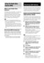 Page 5252GB
What is the Radio Data 
System? 
The Radio Data System (RDS) is a broadcasting 
service that allows radio stations to send 
additional information along with the regular 
program signal. This tuner offers convenient 
RDS features, such as station name display. 
RDS is available only for FM stations.* 
Note RDS may not work properly if the station you are 
tuned to is not transmitting the RDS signal properly, 
or if the signal strength is weak.
* Not all FM stations provide RDS service, nor do 
they...