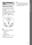 Page 13masterpage:Right
specdef v20061206 filename[E:\SS2007\Models\DS2KD\2895968E11\2895968E11DAVDZ250M\gb04gsb.fm]
 model name [DAV-DZ250M]
 [2-895-968-E1(1)]
13GB
Getting Started – BASIC –
Positioning the speakers
For the best possible surround sound, all the 
speakers other than the subwoofer should be 
placed at the same distance from the listening 
position (A). 
However, this system allows you to place the 
center speaker up to 1.6 meters (5 ft) closer (B) 
and the surround speakers up to 5.0 meters (16...