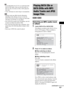 Page 45Various Functions for Playing Discs
masterpage:Right
specdef v20061206 filename[E:\SS2007\Models\DS2KD\2895968E11\2895968E11DAVDZ250M\gb08pla.fm]
 model name [DAV-DZ250M]
 [2-895-968-E1(1)]
45GB
Tip If you add numbers (01, 02, 03, etc.) to the front of the 
track (or file) names when you store the tracks (or 
files) in a disc, the tracks (or files) will be played in 
that order.
 A disc with many trees takes longer to start playback.
Note Playback order may differ from the illustration 
depending on the...