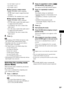 Page 59Other Operations
masterpage:Right
specdef v20061206 filename[E:\SS2007\Models\DS2KD\2895968E11\2895968E11DAVDZ250M\gb10oth.fm]
 model name [DAV-DZ250M]
 [2-895-968-E1(1)]
59GB
 [1+2]: Guide vocal 1+2 
 [1]: Guide vocal 1
 [2]: Guide vocal 2
xWhen playing a VIDEO CD/CD
OFF]: The guide vocal is canceled. 
 [L+R]: Same sound is output from both 
speakers. 
 [STEREO]: The standard stereo sound
xWhen playing a Super VCD
OFF]: The guide vocal is canceled. 
 [1:L+R]: Same sound of the audio track 1 
is output...