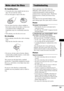 Page 79Additional Information
masterpage:Right
specdef v20061206 filename[E:\SS2007\Models\DS2KD\2895968E11\2895968E11DAVDZ250M\gb12add.fm]
 model name [DAV-DZ250M]
 [2-895-968-E1(1)]
79GB
On handling discs
 To keep the disc clean, handle the disc by its 
edge. Do not touch the surface.
 Do not stick paper or tape on the disc.
 Do not expose the disc to direct sunlight or 
heat sources such as hot air ducts, or leave it in 
a car parked in direct sunlight as the 
temperature may rise considerably inside the...