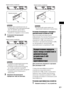 Page 97Контроль по HDMI/Внешнее аудиоустройство
97RU
• Снимите винты крышки разъема, на 
которой присутствует предупреждающий 
знак. Не снимайте другие винты.
• Хотя крышка разъема больше не 
потребуется, сохраните ее после снятия.
2Установите беспроводной 
передатчик.
• Установите беспроводной передатчик, 
направив логотип S-AIR вверх.
• Установите беспроводной передатчик 
так, чтобы совместить отметки V.
• Не вставляйте в гнездо EZW-T100 другие 
устройства, кроме беспроводного 
передатчика.
3Закрепите...