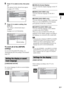 Page 51Disc
51GB
6Press X/x to select an item, then press 
.
The options for the selected item appear.
Example: [TV TYPE]
7Press X/x to select a setting, then 
press .
The setting is selected and setup is 
complete.
Example: [4:3 LETTER BOX]
To reset all of the [SETUP] 
settings
To reset all of the [SETUP] settings, see 
“Returning the [SETUP] settings to the default” 
(page 89).
Set various languages for the on-screen display 
or sound track.
x[OSD] (On-Screen Display)
You can switch the display language on...