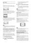 Page 5252GB
x[TV TYPE]
You can select the aspect ratio of the connected 
TV.
[16:9]
: Select this when you connect a wide-
screen TV or a TV with a wide mode function.
[4:3 LETTER BOX]: Select this when you 
connect a 4:3 standard TV. The system displays 
a wide picture with bands on the upper and 
lower portions of the TV screen.
[4:3 PAN SCAN]: Select this when you connect 
a 4:3 standard TV. The system automatically 
displays a wide picture on the entire screen and 
cuts off the portions that do not fit....