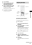 Page 69Other Operations
69GB
1Press AMP MENU.
2Press X/x repeatedly until “AUDIO 
ATT” appears in the front panel 
display, then press ENTER or c.
3Press X/x repeatedly until “ATT ON” 
appears in the front panel display.
The output level is changed.
When you select “ATT OFF” and press x, 
this operation will be canceled.
4Press ENTER or AMP MENU.
The AMP menu turns off.
Presetting radio stations
You can preset 20 FM stations, and 10 AM 
stations. Before tuning, make sure to turn down 
the volume to minimum....