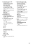 Page 1515GB
DSOUND MODE (page 52) 
Selects the sound mode.
DYNAMIC BASS (page 52) 
Reinforces bass frequencies.
NIGHT (page 52) 
Activates the night mode function.
PICTURE NAVI (page 34) 
Displays the image browser for JPEG file 
selection.
SYSTEM MENU (pages 48, 50, 58, 60) 
Enters the system menu.
ENTER 
Enters the selected item.
EMUTING  
Turns off the sound temporarily.
VOLUME +/– (page 33)  
Adjusts the volume.
FPlayback operation buttons   
See “Other Playback Operations” 
(page 36). 
./> (previous/next)...