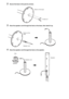 Page 1616GB
2Secure the base to the post by screws.
3Draw the speaker cord through the hole on the base, then stand it up.
4Draw the speaker cord through the hole on the speaker.
Screws (3) Bottom of the base
Speaker cord Bottom of the 
base
,
Speaker cord
Speaker
,
Hole
Speaker
 
