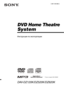 Page 1©2006 Sony Corporation2-661-559-54(1)
DVD Home Theatre
System
Инструкции по эксплуатации
DAV-DZ120K/DZ520K/DZ620K
*Tолько в модели DAV-DZ620K *
 