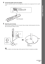 Page 1111GB
Getting Started – BASIC –
4Connect the speaker cords to the speaker.
Be sure to match the speaker cord to the appropriate terminal on the components: 3 to 3, and # 
to #.
5Attach the post to the base.
Insert the post so that the slit on the lower part of the post aligns with the projection of the base, 
then secure the post with the 2 screws.
Note Make sure that the slot on the post aligns with the projection of the base by rotating the post slightly.
Rear of the speakerColor tube
Front speaker (L):...