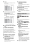 Page 4040GB
4Press c.
The cursor moves to the track row [T] (in 
this case, [01]).
5Select the track you want to program.
Ex. To set track 2 as the first 
programmed track
Press X/x to select [02] under [T], then 
press .
6To program other tracks, repeat Steps 
4 to 5.
7Press N to start Program Play.
To return to normal playback
Press CLEAR when the display for the program 
setting is not displayed on the TV screen, or 
select [OFF] in Step 3. To play the same 
program again, select [ON] in Step 3 and press 
....