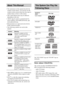 Page 66GB
 The instructions in this manual describe the 
controls on the remote. You can also use the 
controls on the system if they have the same or 
similar names as those on the remote.
 The Control Menu items may be different 
depending on the area.
 “DVD” may be used as a general term for 
DVD VIDEOs, DVD+RWs/DVD+Rs, and 
DVD-RWs/DVD-Rs.
 Measurements are expressed in feet (ft) for 
North American models.
 The following symbols are used in this 
manual.
*1 MP3 (MPEG1 Audio Layer 3) is a standard...