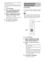 Page 7878GB
component that is connected to the AUDIO IN 
jack on the front panel.
To prevent this, you can change the output level 
of the sound from the AUDIO IN jack on the 
front panel.
1Press AMP MENU.
2Press X/x repeatedly until “AUDIO 
ATT” appears in the front panel 
display, then press ENTER or c.
3Press X/x repeatedly until “ATT ON” 
appears in the front panel display.
The output level is changed.
When you select “ATT OFF” and press x, 
this operation will be canceled.
4Press ENTER or AMP MENU.
The AMP...