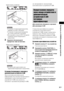 Page 91Контроль по HDMI/Внешнее аудиоустройство
91RU
• Установите беспроводной передатчик, 
направив логотип S-AIR вверх.
• Установите беспроводной передатчик 
так, чтобы совместить отметки V.
• Не вставляйте в гнездо EZW-T100 другие 
устройства, кроме беспроводного 
передатчика.
3Закрепите беспроводной 
передатчик теми же винтами.
• Не используйте другие винты для 
закрепления беспроводного передатчика.
Установка беспроводного трансивер в 
дополнительное устройство S-AIR
Для получения дополнительной...