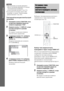 Page 3838RU
Начало работы
• При изменении положения динамиков 
сбросьте настройки динамиков. См. раздел 
“Автоматическая калибровка 
соответствующих настроек” (стр. 115).
• Если требуется изменить какую-либо 
настройку, см. раздел “Использование 
дисплея настроек” (стр. 105).
Повторный вызов дисплея быстрой 
настройки
1Нажимайте кнопку FUNCTION, пока 
на дисплее передней панели не 
появится индикация “DVD”.
2Нажмите кнопку   DISPLAY, когда 
система находится в режиме 
остановки.
На экране телевизора появится...