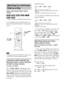 Page 6060GB
You can quickly locate a particular point on a 
disc by monitoring the picture or playing back 
slowly.
 Depending on the DVD/VIDEO CD, you may not be 
able to do some of the operations described.
Locating a point quickly by 
playing a disc in fast forward 
or fast reverse (Scan)
(except for JPEG)
Press  m or M   while playing a disc. 
When you find the point you want, press H to 
return to normal speed. Each time you press   
m or M   during scan, the playback speed 
changes. With each press the...