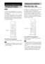 Page 7474GB
If various angles (multi-angles) for a scene are 
recorded on a DVD VIDEO, you can change the 
viewing angle.
For example, while playing a scene of a train in 
motion, you can display the view from either the 
front of the train, the left window of the train, or 
from the right window without having the train’s 
movement interrupted.
Press ANGLE during playback.
Each time you press ANGLE, the angle changes.
 Depending on the DVD VIDEO, you may not be able 
to change the angle even if multi-angles...