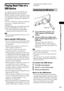 Page 71Control for HDMI/External Audio Device
71GB
Playing Back Files of a 
USB Device
You can play audio files (MP3/WMA/AAC 
files)/JPEG image files/video files (DivX/
MPEG4 video files) stored in a USB device such 
as the digital music player or USB storage media 
(not supplied) by connecting the USB device to 
the unit. 
For a list of USB devices that can be connected 
to the unit, see “Playable USB Devices” 
(supplement).
The audio formats that can be played back by the 
system are MP3/WMA/AAC files* only....