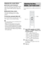 Page 38masterpage:Left
specdef v20060111 filename[G:\FM\Sony\0524\DAVIS10\3212589311\3212589311DAVIS10\gb07sou.fm]
 model name [DAV-IS10]
 [3-212-589-31(1)]
38GB
Enjoying the sound effectxPORTABLE AUDIO ENHANCERThis mode reproduces a clear enhanced sound 
image from your portable audio device. This 
mode is ideal for MP3 and other compressed 
music.xOMNI-DIRECTIONAL SOUNDThis mode reproduces the stereo effect 
everywhere surrounding by five satellite 
speakers.To turn the surround effect offPress SOUND FIELD...