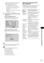 Page 87Advanced Settings and Adjustments
masterpage:Right
specdef v20060111 filename[G:\FM\Sony\0524\DAVIS10\3212589311\3212589311DAVIS10\gb12adv.fm]
 model name [DAV-IS10]
 [3-212-589-31(1)]
87GB
 If an error message appears on the TV screen, 
follow the message, then select [YES].
An error message appears when:
– the calibration mic is not connected.
– front speakers are not correctly connected.
– surround speakers are not correctly 
connected.
– front and surround speakers are not correctly 
connected.
–...